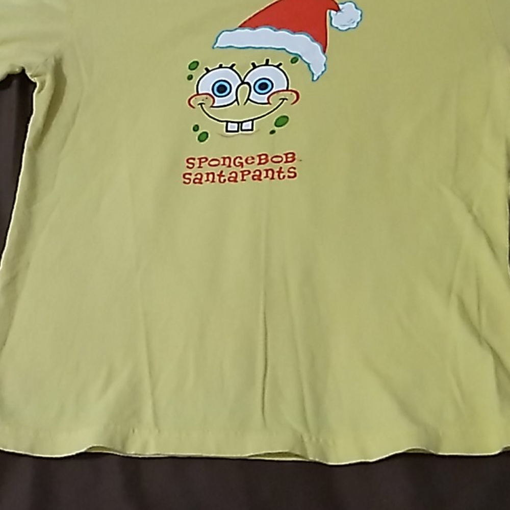 Girls SpongeBob Christmas Shirt - Picture 3 of 5
